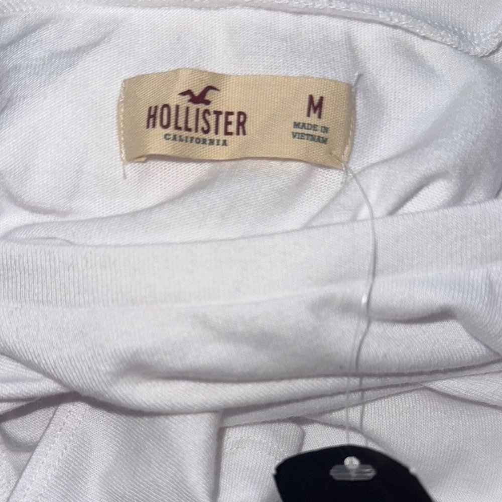 Hollister White Cut-Out T-Shirt Tank Top - Picture 6 of 6